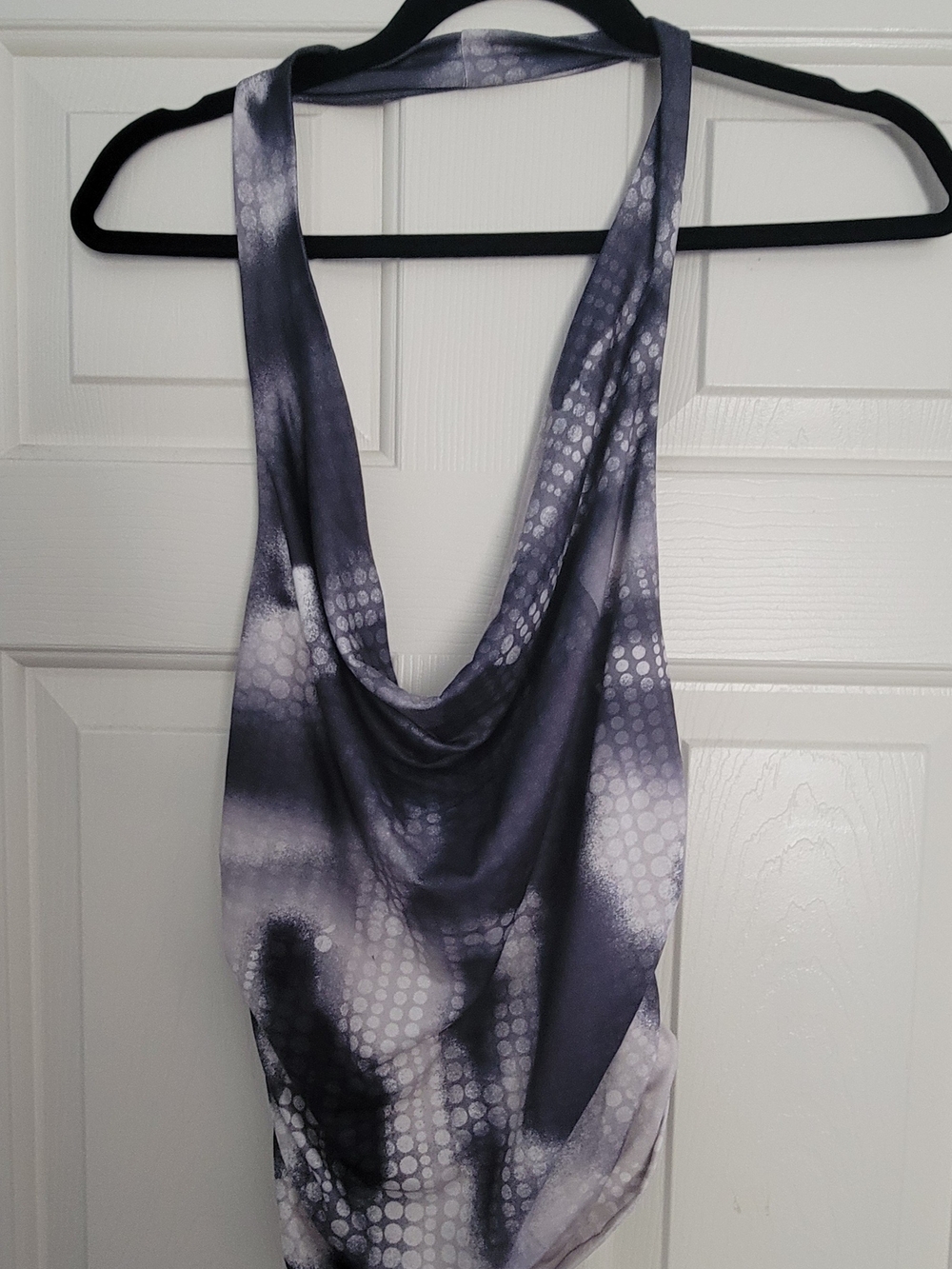 Fashion Nova Purple Ombre Cowl Neck Tank Top